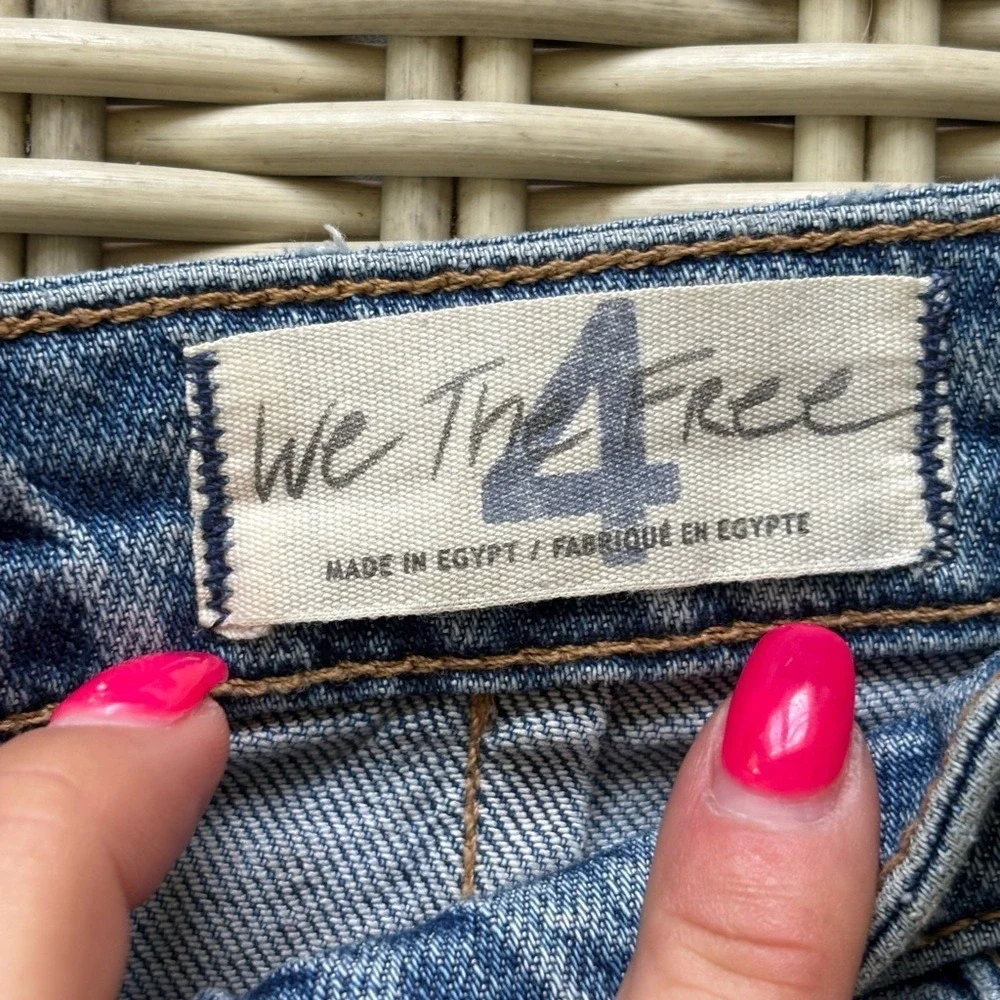 We The Free Midnight Magic Jean Skirt size 4 boho festival‎ layered minimalist